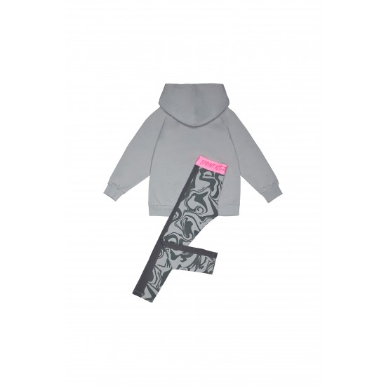 Σετ κολάν κορίτσι γκρι WINTER 24-25