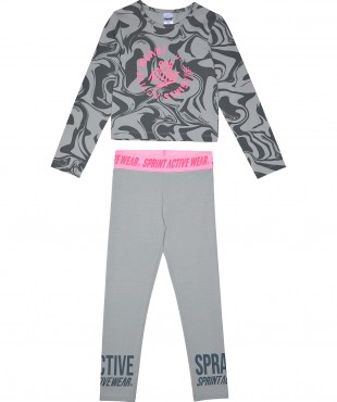 Σετ κολαν κοριτσι ivori  WINTER 24-25