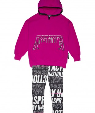 Σετ κολάν  κορίτσι λευκο WINTER 24-25