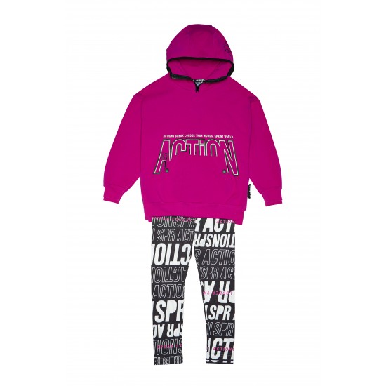 Σετ κολάν  κορίτσι λευκο WINTER 24-25