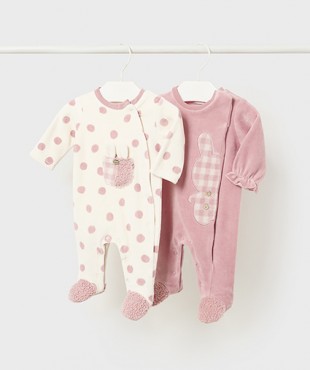 Σετ 2 φορμάκια βελούδο ζωάκια Νεογέννητο