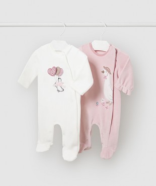 Σετ 2 φορμάκια βελούδο ζωάκια Νεογέννητο