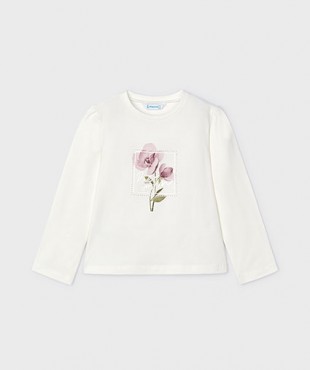 μπλούζα λουλούδια κορίτσι