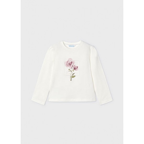 μπλούζα λουλούδια κορίτσι