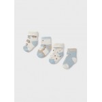 Σετ 4 καλτσάκια ζωάκια Νεογέννητο